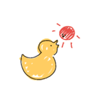 ひよこの日常。（個別スタンプ：1）