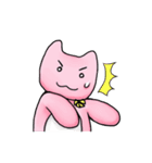 ピンクの熊・くま本くん ゆるゆるスタンプ（個別スタンプ：26）