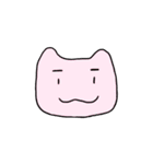 ピンクの熊・くま本くん ゆるゆるスタンプ（個別スタンプ：34）