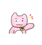 ピンクの熊・くま本くん ゆるゆるスタンプ（個別スタンプ：39）
