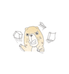 ぷいんぷぃんの建築スタンプ（個別スタンプ：27）