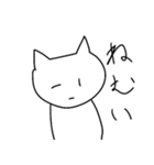 ねこの落書き（個別スタンプ：35）