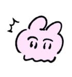 生き抜け！うさげちゃん（個別スタンプ：4）