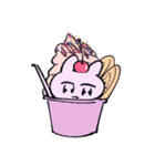 生き抜け！うさげちゃん（個別スタンプ：13）