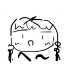 とても簡素で質素な女の子達（個別スタンプ：5）