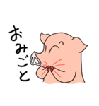 元気な豚2（個別スタンプ：25）