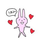 うさぎ（笑）（個別スタンプ：16）