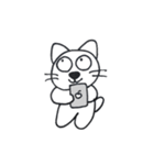じゆうなぽちゃ猫（個別スタンプ：10）