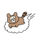 たぬきの生活スタンプ（個別スタンプ：3）