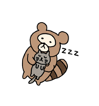 たぬきの生活スタンプ（個別スタンプ：8）