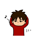 ツンデレ男子。（個別スタンプ：1）