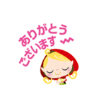 可愛い赤ずきんちゃん（個別スタンプ：3）