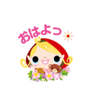 可愛い赤ずきんちゃん（個別スタンプ：5）