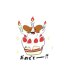 ふわふわパピヨン！シナモンです（個別スタンプ：18）