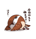 ふくよか雀（個別スタンプ：18）