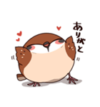 ふくよか雀（個別スタンプ：21）