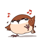 ふくよか雀（個別スタンプ：22）