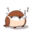 ふくよか雀（個別スタンプ：26）