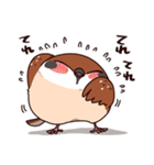 ふくよか雀（個別スタンプ：32）