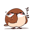 ふくよか雀（個別スタンプ：38）