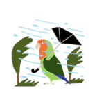 インコといろいろな鳥のスタンプ(Ver.5)（個別スタンプ：7）