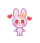 ゆめふわうさぎのミミりん（個別スタンプ：1）