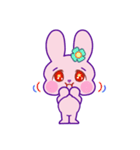 ゆめふわうさぎのミミりん（個別スタンプ：3）
