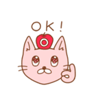 ねこりんご（個別スタンプ：3）