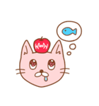 ねこりんご（個別スタンプ：8）