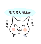 白ねこぼん（個別スタンプ：37）