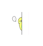黄色インコの日常スタンプ（個別スタンプ：3）