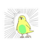 黄色インコの日常スタンプ（個別スタンプ：14）