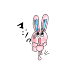 ピンクのももちゃんウサギ 2（個別スタンプ：8）