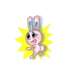 ピンクのももちゃんウサギ 2（個別スタンプ：22）