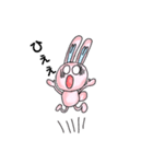 ピンクのももちゃんウサギ 2（個別スタンプ：28）