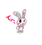 ピンクのももちゃんウサギ 2（個別スタンプ：30）