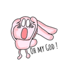 ピンクのももちゃんウサギ 2（個別スタンプ：33）