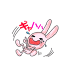 ピンクのももちゃんウサギ 2（個別スタンプ：37）