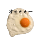 目玉焼き と 文字（個別スタンプ：33）