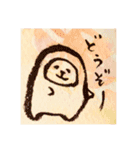 なまけものさん ゆっくりしあわせ（個別スタンプ：3）