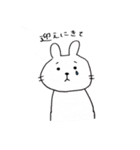 前歯うさぎさん 2（個別スタンプ：11）