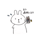 前歯うさぎさん 2（個別スタンプ：27）