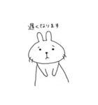 前歯うさぎさん 2（個別スタンプ：28）
