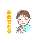 かたつむりとわんこ兄弟（個別スタンプ：7）
