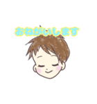 かたつむりとわんこ兄弟（個別スタンプ：14）
