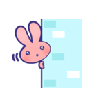 しずかなうさぎさんスタンプ（個別スタンプ：5）