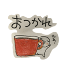 白黒坊や3（個別スタンプ：3）