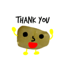 残り物のお豆ちゃん（個別スタンプ：3）