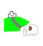 ゾウの日常（個別スタンプ：24）