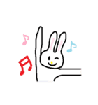 動くPichi Rabbit 2D（個別スタンプ：3）